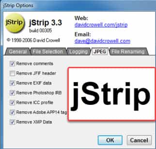برنامج jStrip تقليص الصور